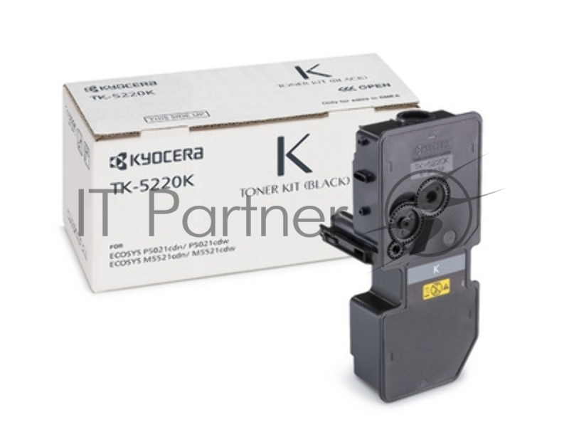 Картридж лазерный Kyocera TK-5220K (1T02R90NL1) черный для P5021cdn/cdw, P5026cdn/cdw, M5521cdn/cdw, 1200 стр.