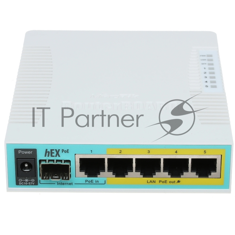 Маршрутизатор MikroTik RB960PGS hEX PoE, 5×1 Гбит/с + 1×1 Гбит/с SFP, управляемый