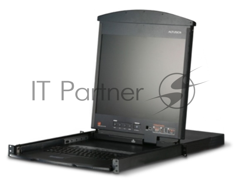 Квм консоль ATEN 8P CAT5 HIGH DENSITY DUAL RAIL LCD OVER