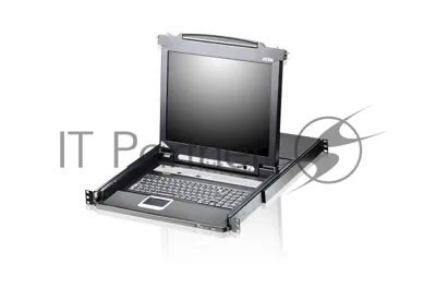 Коммутаторы консоли ATEN SINGLE RAIL 16P PS/2-USB LCDKVMP 17INCH (CL5716MR).