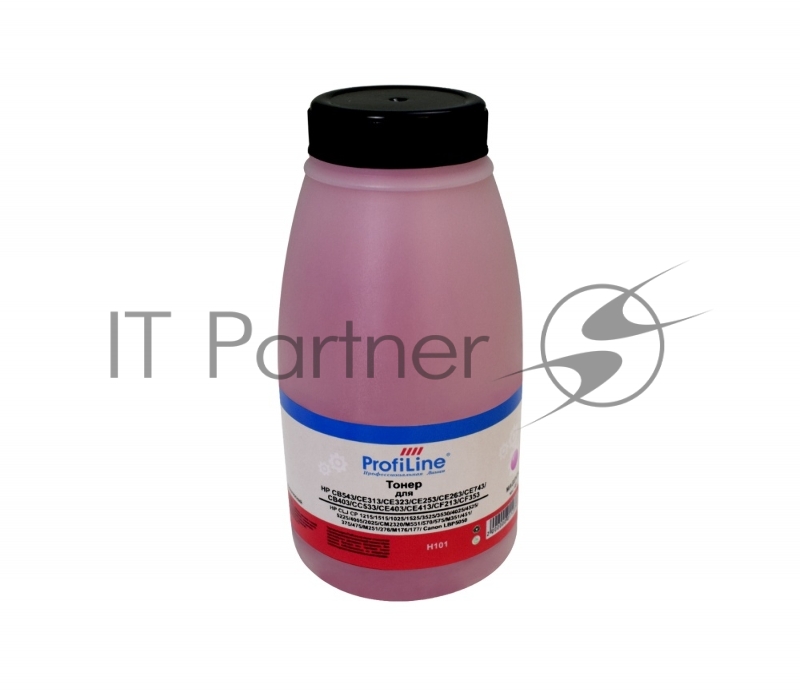 Тонер ProfiLine PL-CB543/CE313/CE323/CE253/CE263/CE743/CB403/CC533/CE403/CE413/CF213/CF353 для HP CLJ CP 1215/1515/1025/1525/3525/4025/5225/4005/2025/M551/351/251/176/Canon LBP5050 Magenta 45 гр (H101) Фасовка РФ (химический)