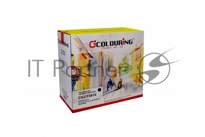 Картридж лазерный Colouring CG-CF281X черный (25000 стр.) для HP LaserJet Enterprise M630f/M630dn/M630h/M630z