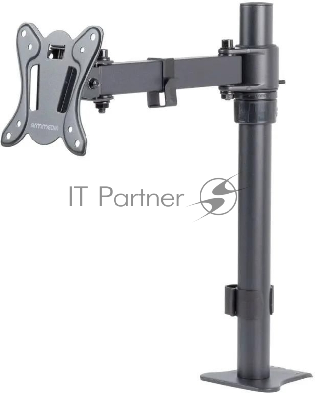 Кронштейн для мониторов Arm Media LCD-T11 черный 15"-32" макс.12кг настольный поворот и наклон верт.перемещ.