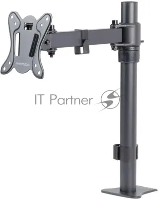 Кронштейн для мониторов Arm Media LCD-T11 черный 15"-32" макс.12кг настольный поворот и наклон верт.перемещ.