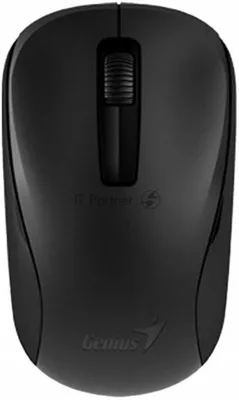 Мышь беспроводная Genius NX-7005 черный, 1200 dpi, радиоканал, USB, кнопки - 3