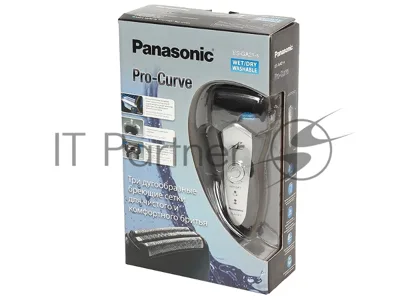 Электробритва сетчатая Panasonic ES-GA21 реж.эл.:3 питан.:аккум. черный/серый