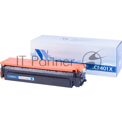 Картридж лазерный NVPrint совместимый HP CF401X Cyan для CLJ Color M252, MFP M277 (2 300k)