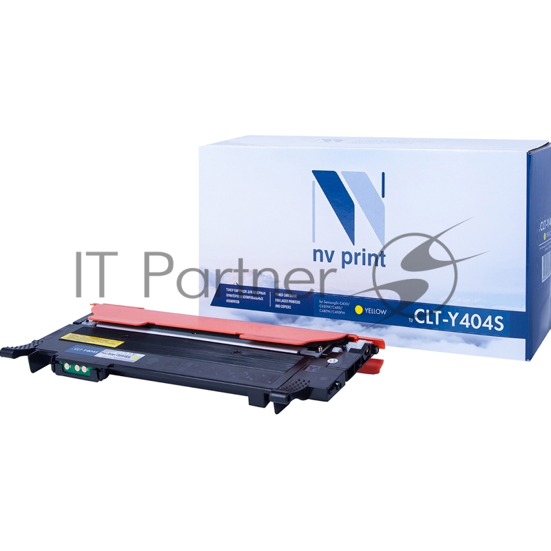 Картридж лазерный NVPrint совместимый Samsung CLT-Y404S Yellow для SL-C430/C430W/C480/C480W/C480FW (1000k)