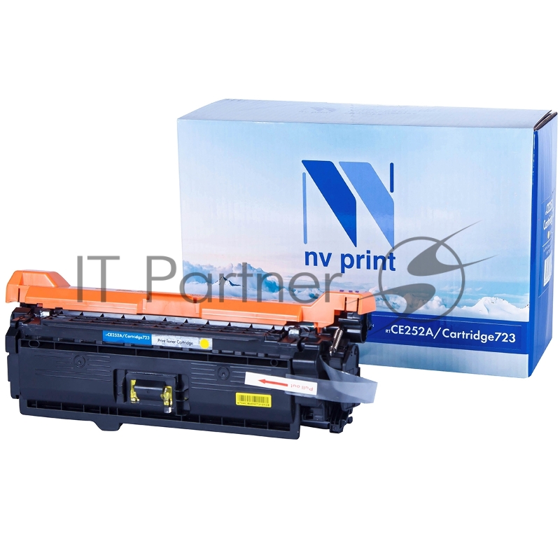 Картридж лазерный NVPrint совместимый HP CE252A/Canon 723 Yellow для LaserJet Color CP3525/CP3525dn/CP3525n/CP3525x/CM3530/CM3530fs/Canon i-SENSYS LBP7750Cdn (7000k)