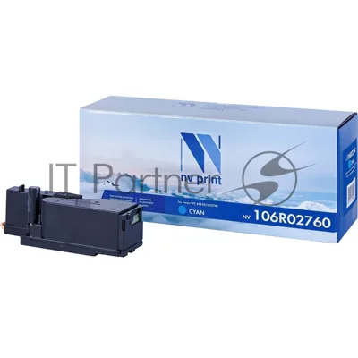 Картридж лазерный NVPrint совместимый Xerox 106R02760 Cyan для Phaser 6020/6022/WorkCentre 6025/6027 (1000k)