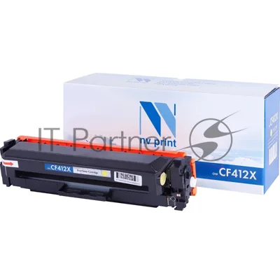 Картридж лазерный NVPrint совместимый для LJ Pro M477fdn/M477fdw/M477fnw/M452dn/M452nw CF412X Yellow (5 000k)