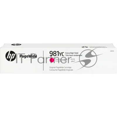 Картридж струйный HP 981YC пурпурный Extra High Yield