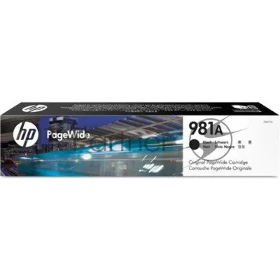 Картридж струйный HP 981A черный для HP Color PageWide Ent Flow MFP 586, 566 6000 стр.