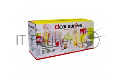 Картридж лазерный Colouring CG-Q6003A/707 пурпурный (2000 стр.) для HP CLJ 1600/2600n/2600dn/2600dtn/2605DN/2605DTN/CM1015MFP/CM1017MFP Canon Laser Shot LBP5000/5100