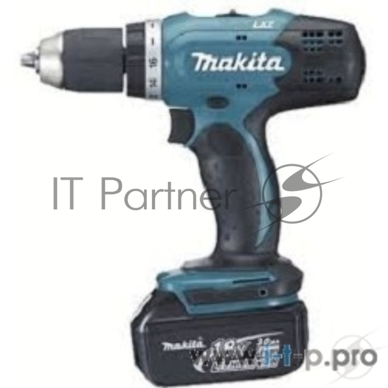 Дрель-шуруповерт Makita DHP453RFE, 18 В, 3 Ач, 42 Нм, щеточный