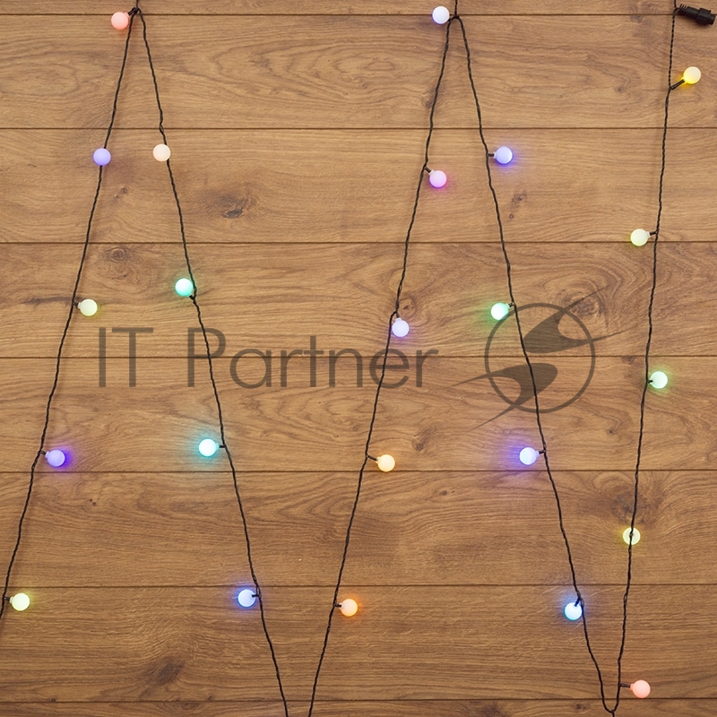 Гирлянда Neon-night LED - шарики RGB, O23 мм, 5 м