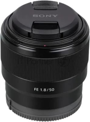 Объектив Sony SEL50F18F.SYX, 50 мм, f/1.8, фикс-объектив, компактный светосильный стандартный объектив с асферическим элементом, Sony E (FE), черный