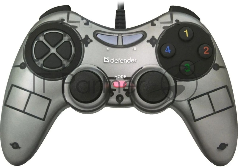 Геймпад Defender Zoom USB Xinput, 10 кнопок, 2 стика