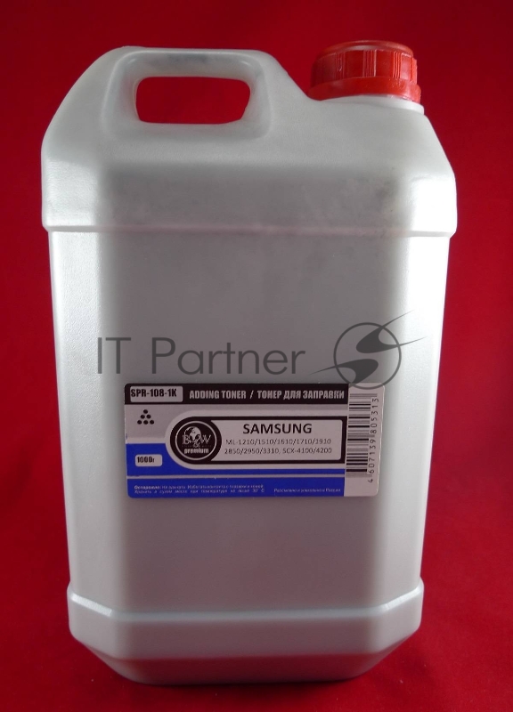 Тонер Samsung ML-1210/1510/1610/1710/1910/2850/2950/3310, SCX-4100/4200/4220/4300 (кан. 1кг) B&W Premium (Tomoegawa) фас. Россия