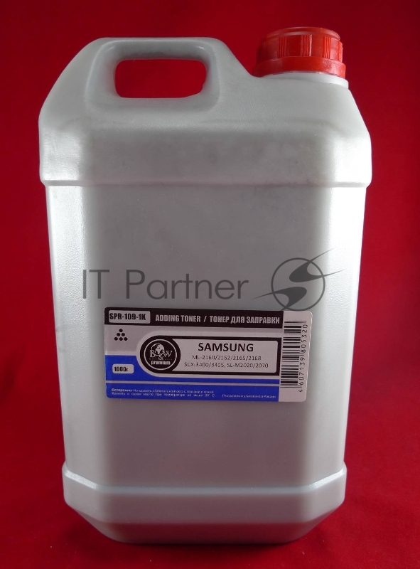 Тонер Samsung ML-2160/2162/2165/2168/SCX-3400/3405, SL-M2020/2070 (кан. 1кг) B&W Premium (Tomoegawa) фас. Россия