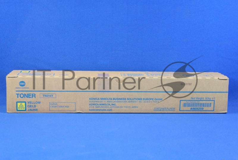 Тонер-картридж Konica-Minolta bizhub C458/558/658 желтый TN-514Y (o)