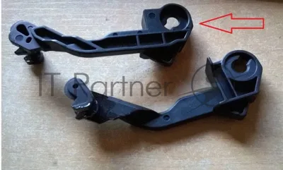Рычаг печки правый HP LJ P1606/M1536 (RC2-9516)