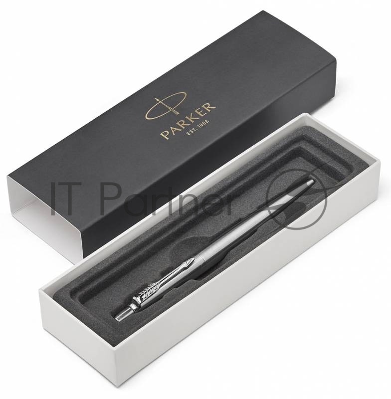 Ручка шариковая Parker Jotter Core K63 (1953170) Stainless Steel CT M синие чернила подар.кор.