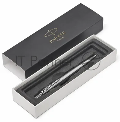 Ручка шариковая Parker Jotter Core K63 (1953170) Stainless Steel CT M синие чернила подар.кор.