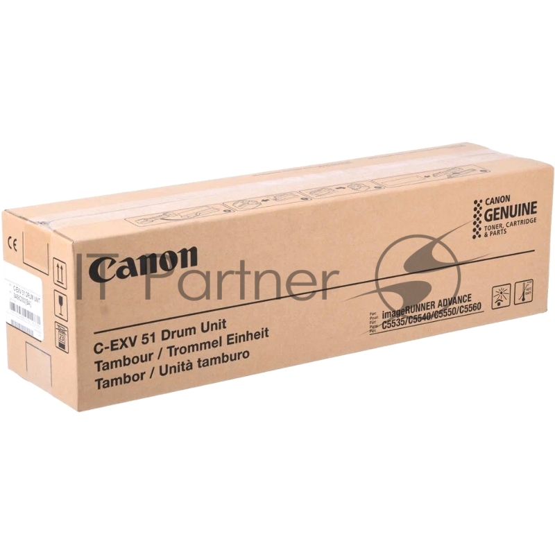 Барабан DRUM UNIT C-EXV 51 пурпурный для Canon iR ADV C55xx 60000 стр.