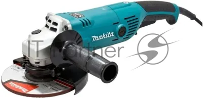 Угловая шлифовальная машина Makita GA6021 УШМ,ф150мм, 1050Вт,10000об\м,2.3кг,кор,муфта SJS,фикс вкл-ля,шлиф диск