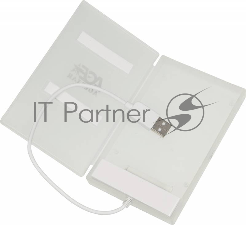 Контейнер для HDD AgeStar Внешний корпус 2.5" SATA HDD/SSD AgeStar SUBCP1 (WHITE) USB 2.0, пластик, белый, безвинтовая конструкция