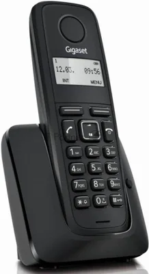 Радиотелефон Dect Gigaset A116 черный АОН