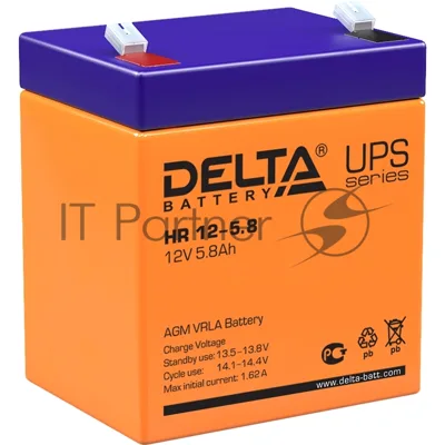 Батарея для ИБП Delta HR 12-5.8 (12V, 5.8Ah)