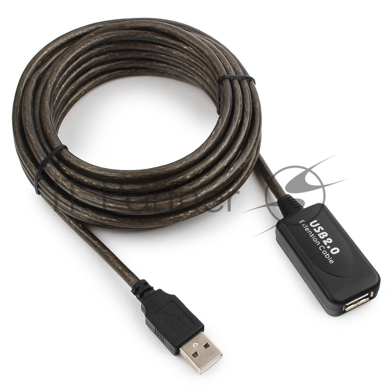 Кабель-удлинитель USB2.0 активный Gembird/Cablexpert UAE-01-5M, AM/AF, 5м