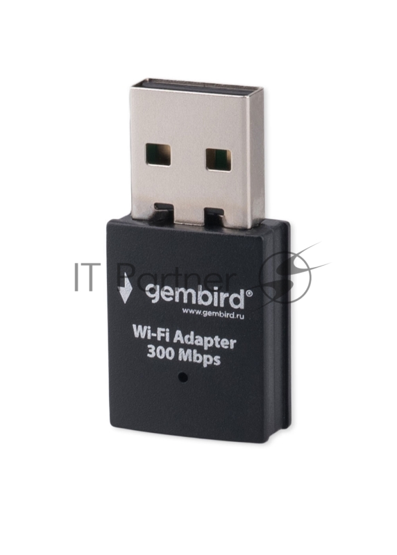 Сетевой адаптер Wi-Fi Gembird WNP-UA-005 300Мбит, USB, 802.11b/g/n