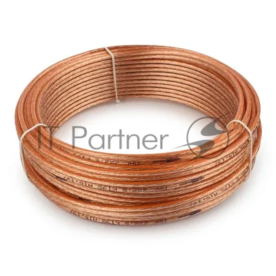 Акустический кабель Cablexpert CC-TC2x2,5-15M, прозрачный,  15 м, бухта