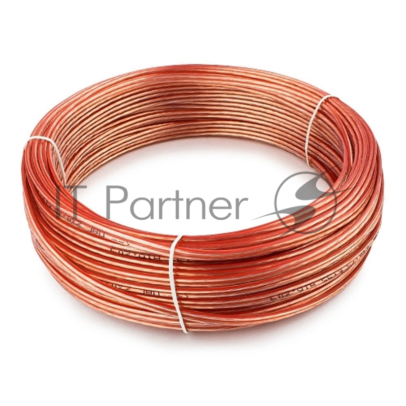 Акустический кабель Cablexpert CC-TC2x0,75-30M, прозрачный, 30 м, бухта