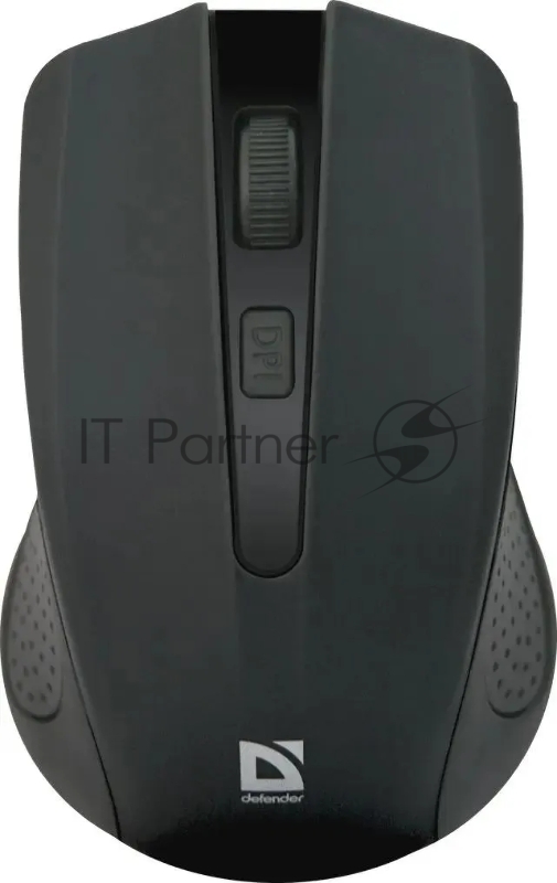Мышь беспроводная Defender Accura MM-935 черный, 1600 dpi, радиоканал, USB, кнопки - 4