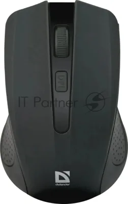 Мышь беспроводная Defender Accura MM-935 черный, 1600 dpi, радиоканал, USB, кнопки - 4