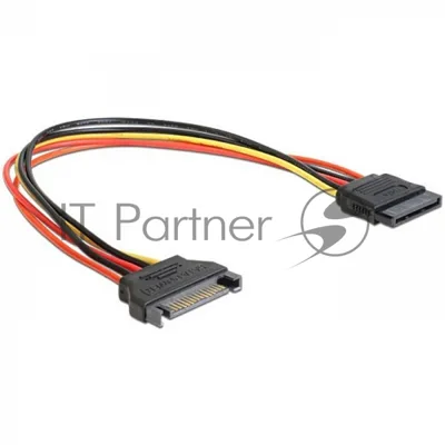 Удлинитель кабеля питания SATA Cablexpert CC-SATAMF-02, 15pin(M)/15pin(F), 50 см