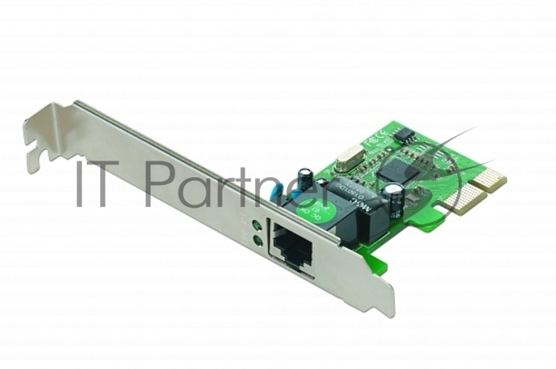 Сетевой адаптер Ethernet Gembird NIC-GX1 1000/100/10, PCI-express, чипсет RTL8111C