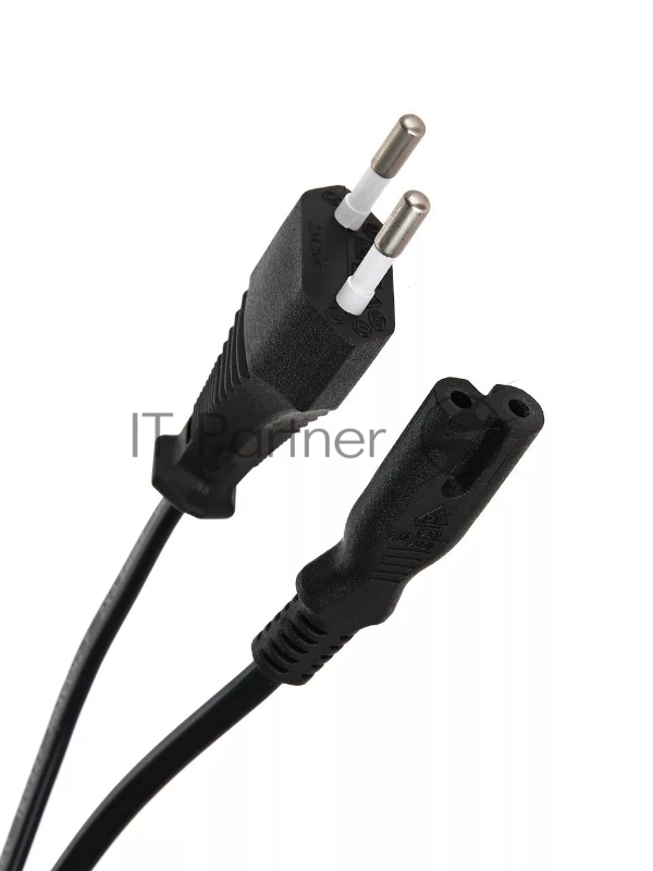 Кабель для аудио-видео техники IEC-320-C7--розетка 220V, 2-pin, 1,8м, медь, VCOM
