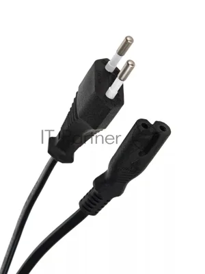 Кабель для аудио-видео техники IEC-320-C7--розетка 220V, 2-pin, 1,8м, медь, VCOM