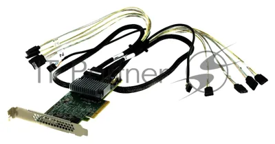 Контроллер LSI MegaRAID SAS9361-8I (PCI-E 3.0 x8, LP) SGL SAS 12G, RAID 0,1,10,5,6, 8port (2*intSFF8643),2Gb onboard, Каб.отдельно