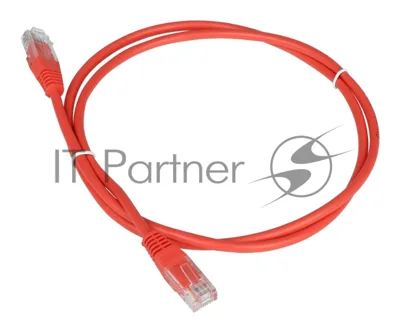 Патч-корд LANMASTER TWT UTP cat.5e, с заливными колпачками, 0.3 м, оранжевый