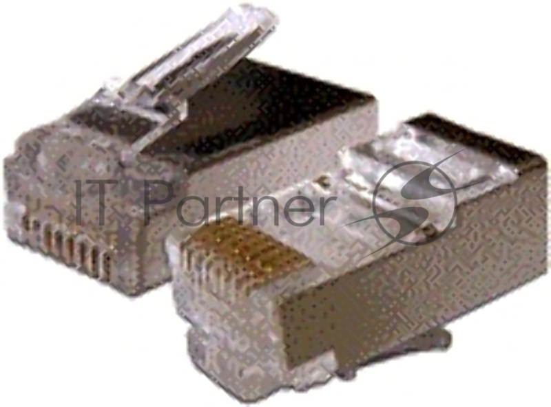 Коннектор LANMASTER RJ45 STP 8P8C, универсальный, cat.6, 100 шт.