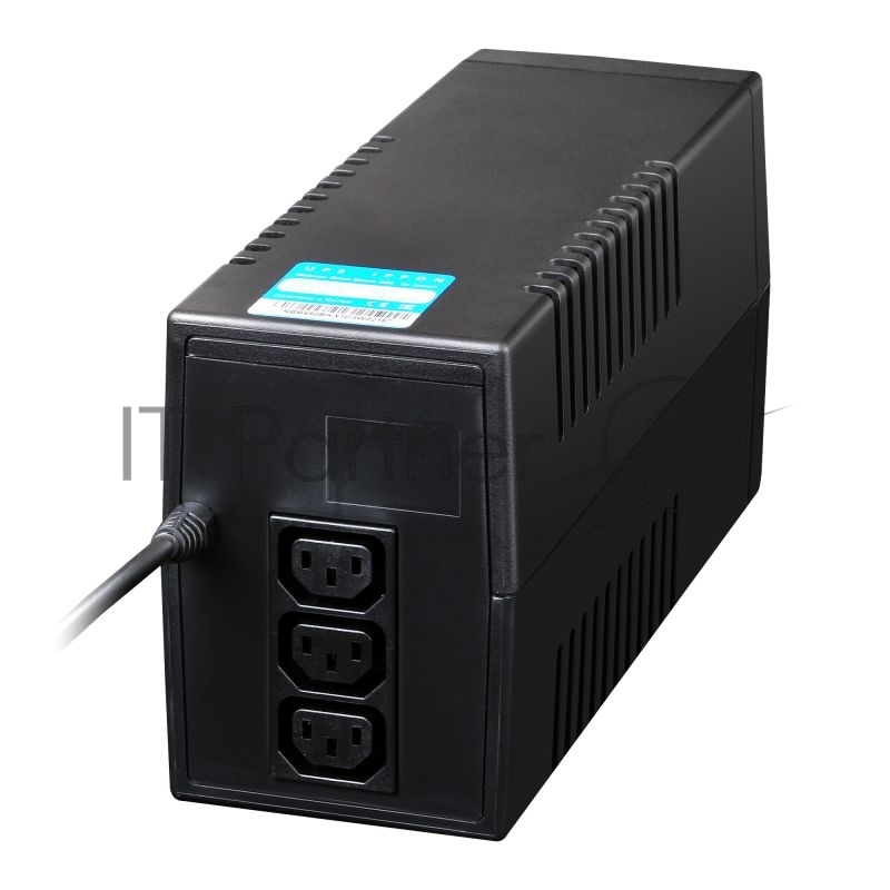 Источник бесперебойного питания Ippon Back Basic 1050 / 1050 ВА / 600 Вт / 3 x IEC 320 C13