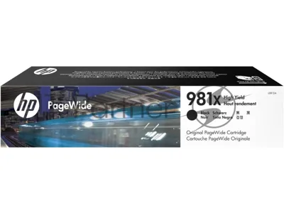 Картридж струйный HP 981X черный увеличенной емкости для HP Color PageWide Ent Flow MFP 586, 566 11000 стр.
