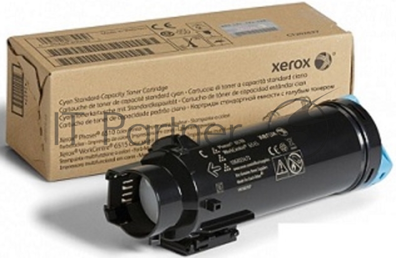Картридж лазерный Xerox 106R03481 голубой для Phaser 6510/WorkCentre 6515 1000 стр.(Channels)