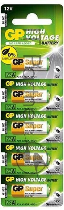 Батарея GP Super Alkaline 23AF MN21 (5шт)